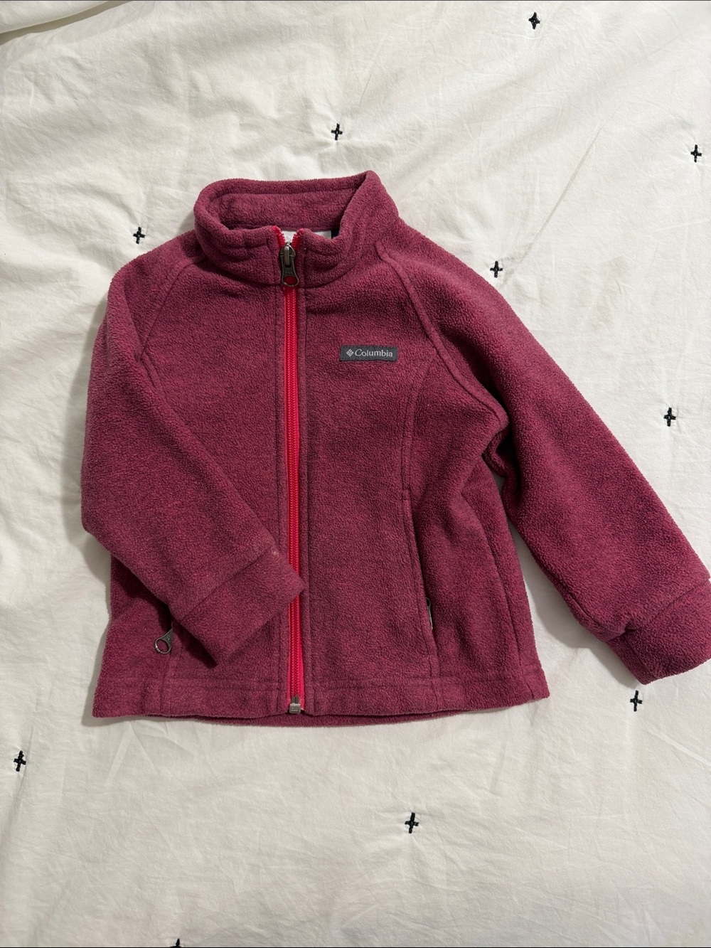Columbia Girls' Fleece Jacket - Raspberry